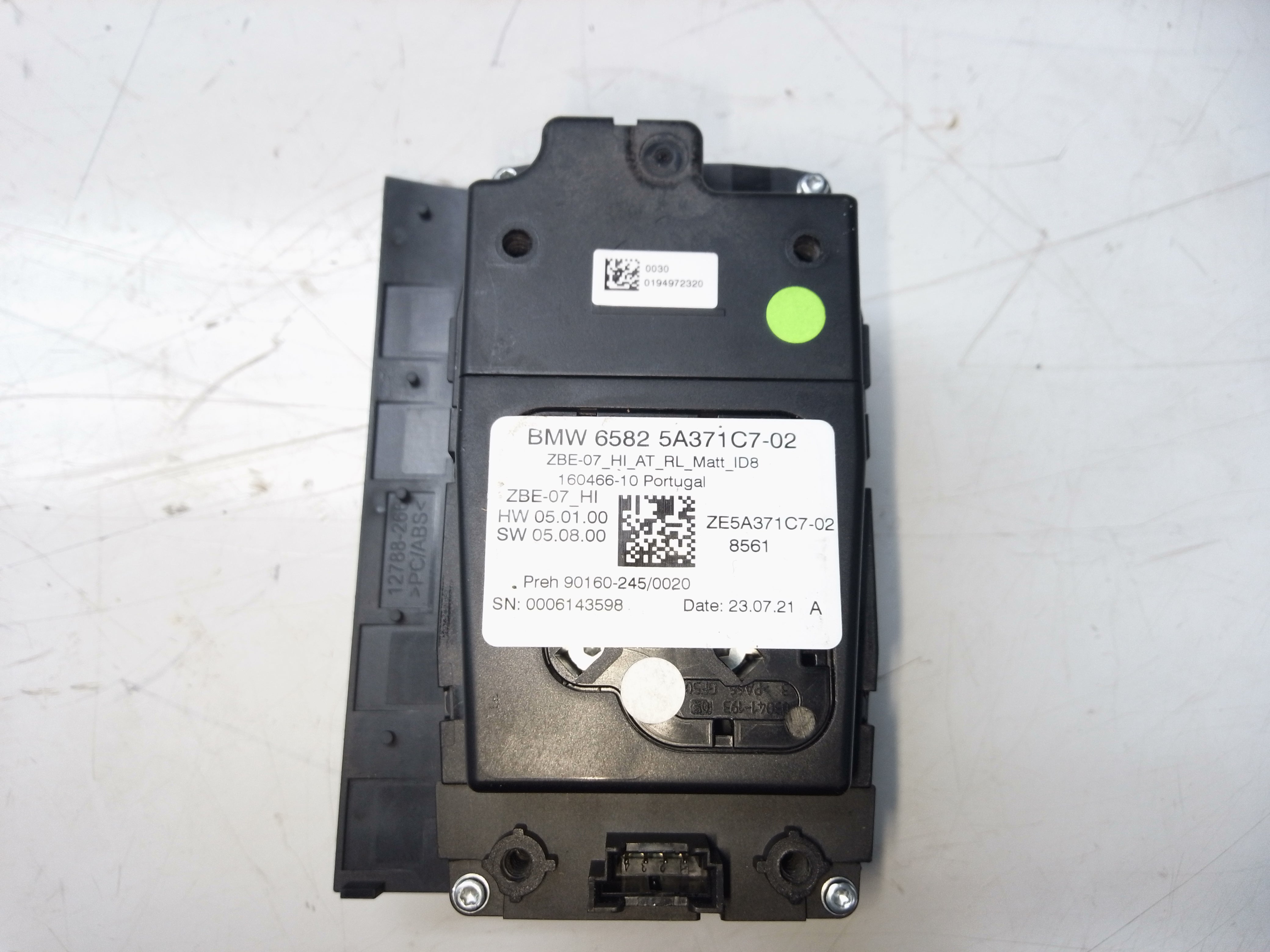 BMW i4 Series Multimedia Controller G26, G20, G21, G22, G23 (5A371C7)