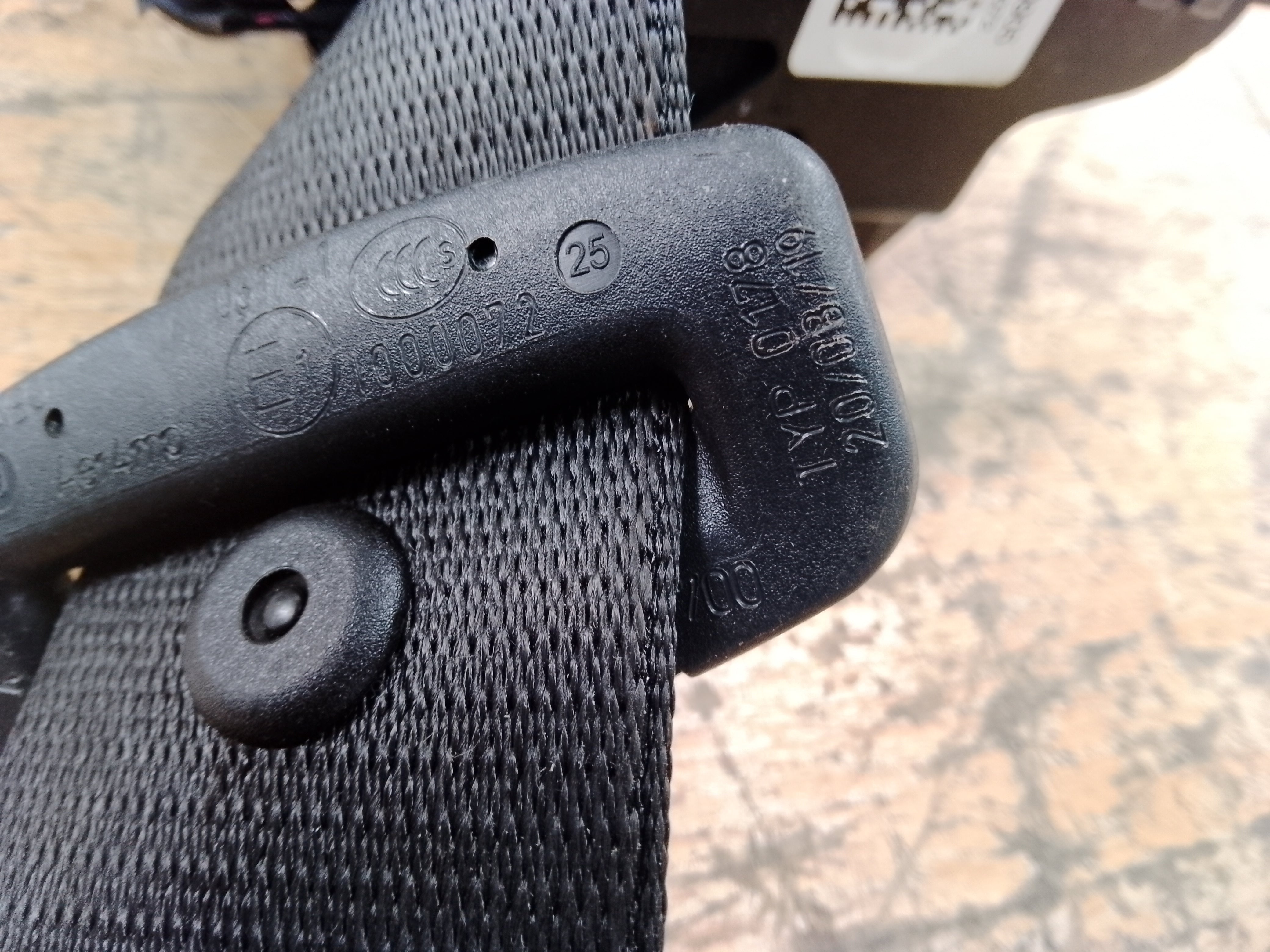 BMW 5 Series G30 2019 Drivers or Passenger Side Rear Seat Belt (639708700C)