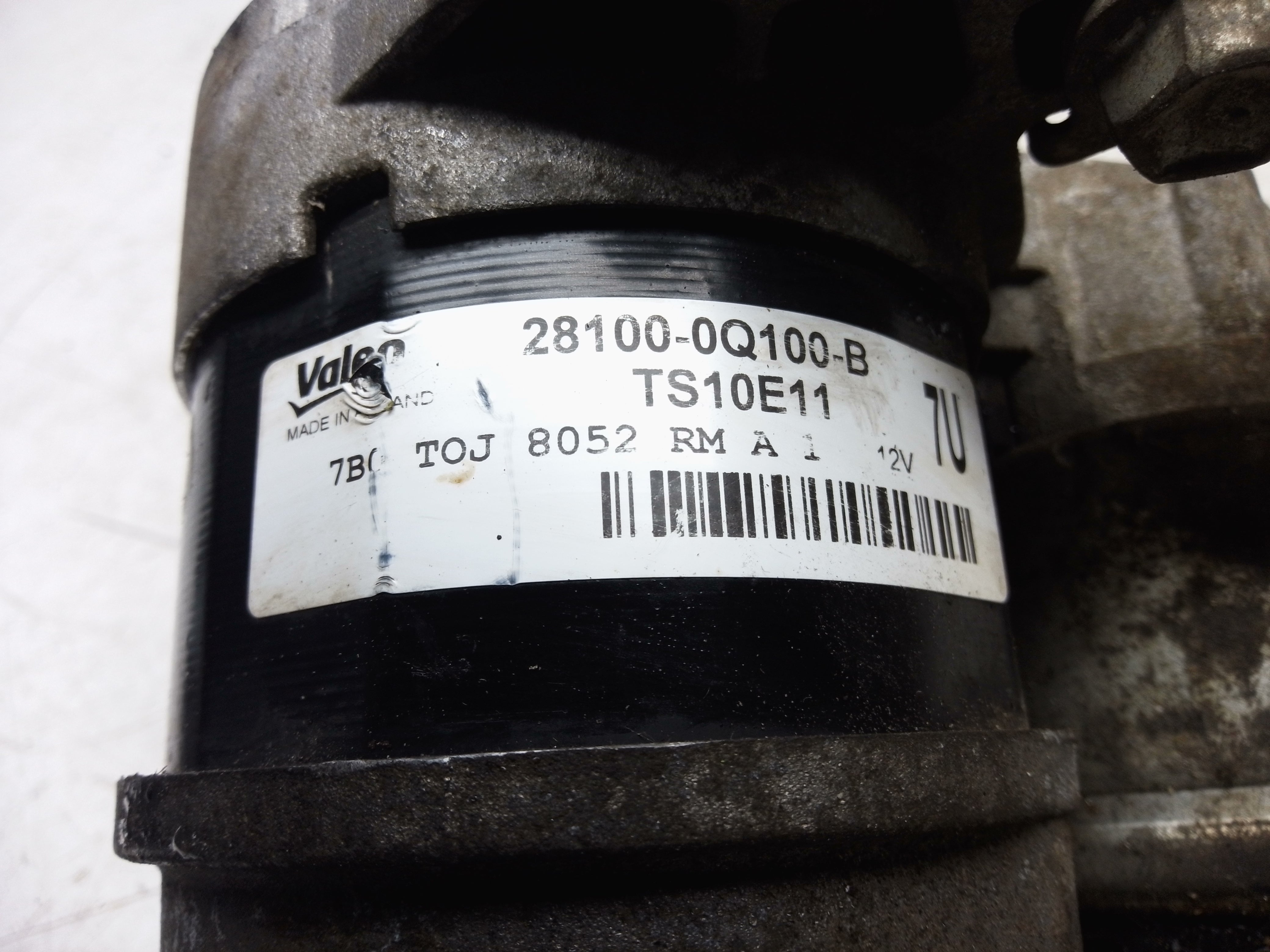 Toyota Aygo Mk2 2014–2022 Starter Motor (28100-0Q100-B)