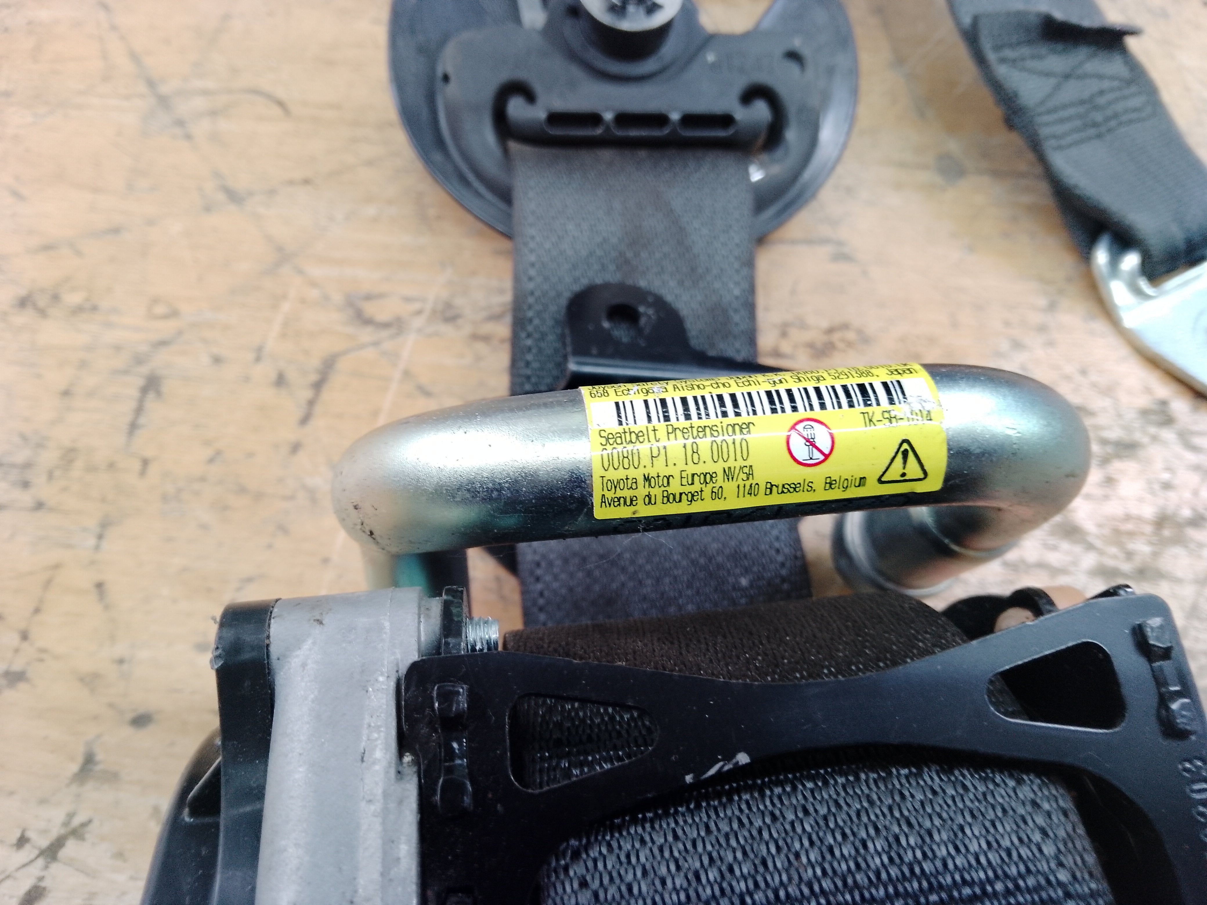 Toyota Corolla E210 2019-2024 Rear Passenger Left Seatbelt (73370-02232) (1150299)