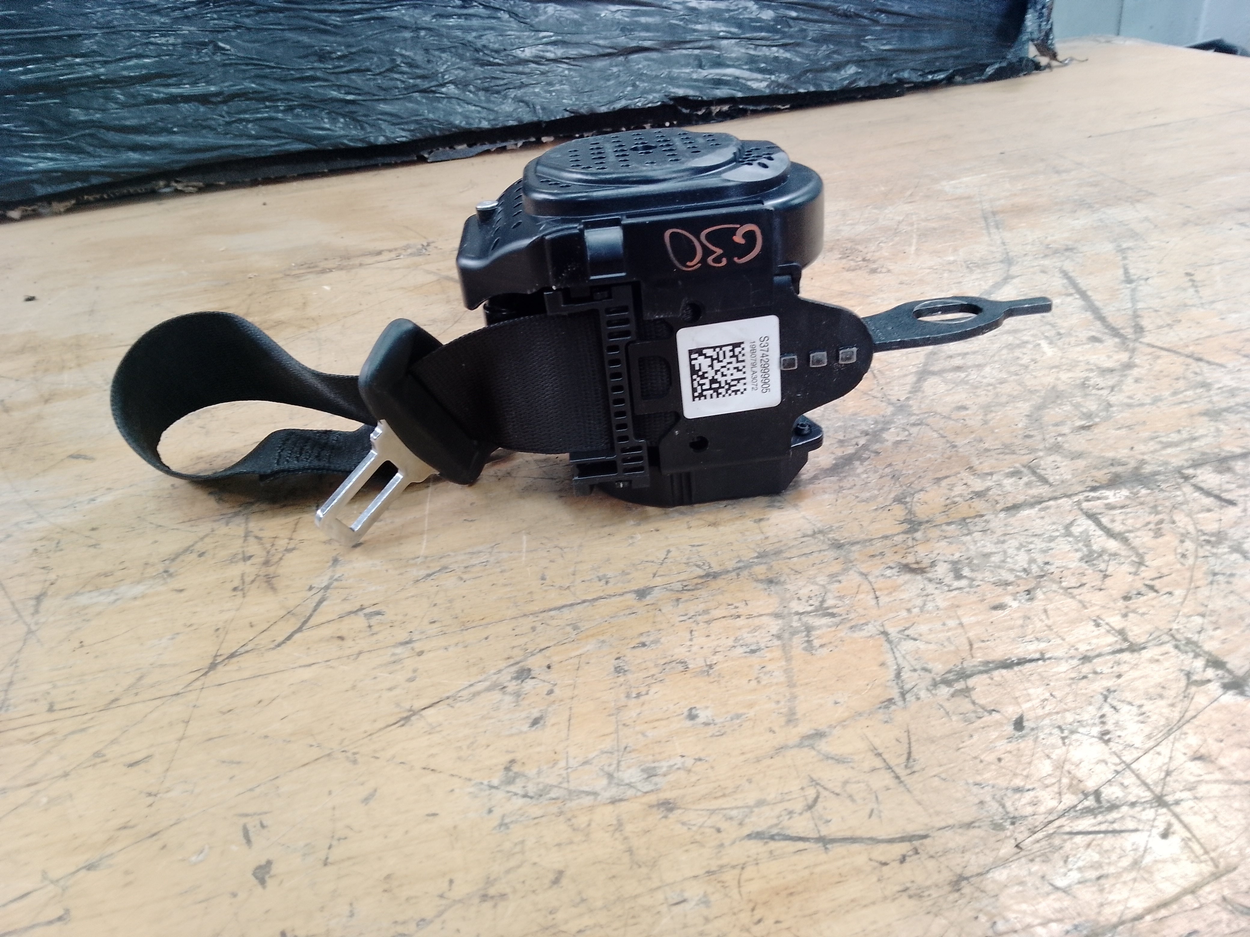 BMW 5 Series G30 2019 Drivers or Passenger Side Rear Seat Belt (639708700C)