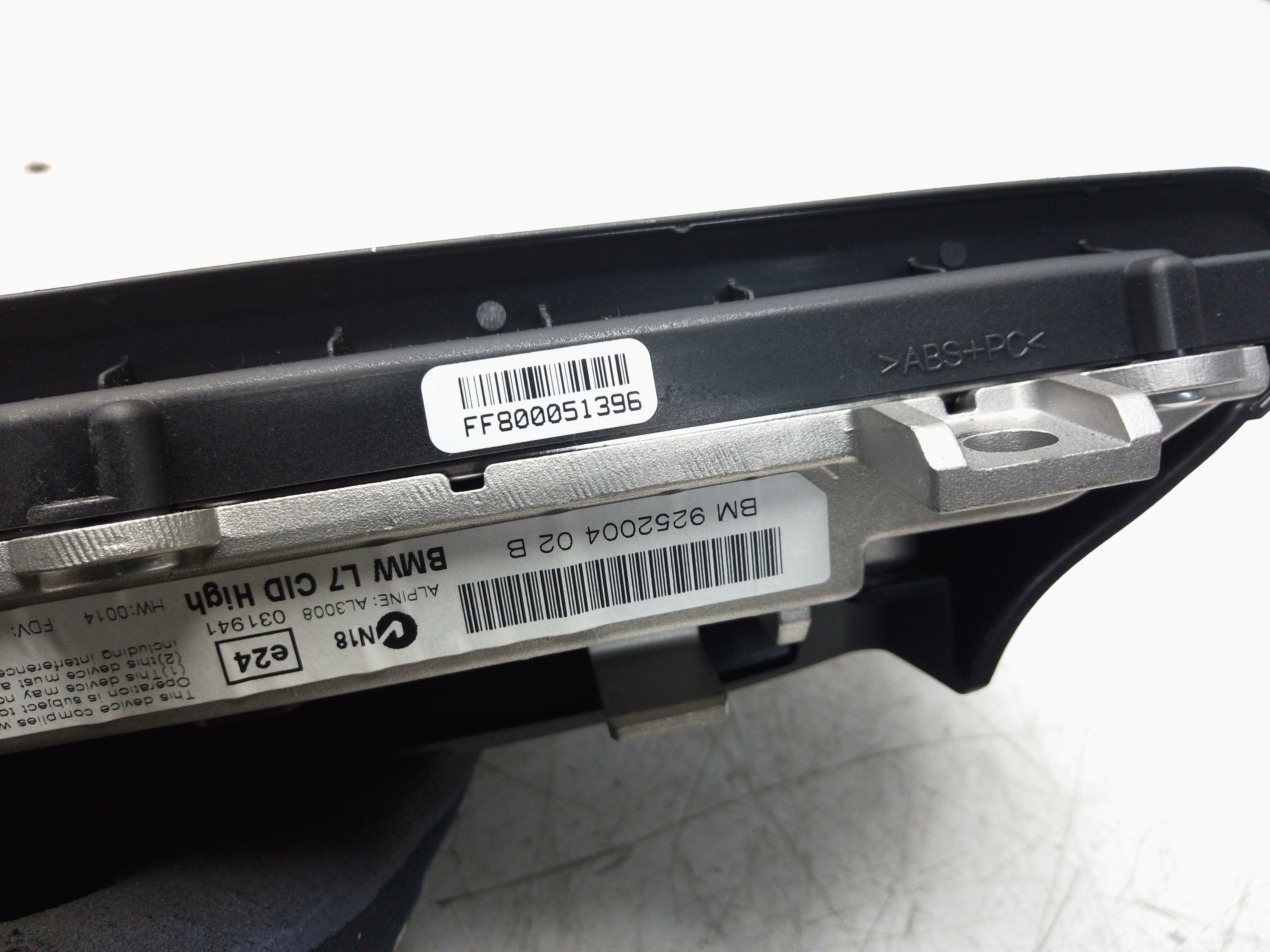 BMW 3 Series 2012 Multimedia Unit Set (9252004) (9267955) (927789301)