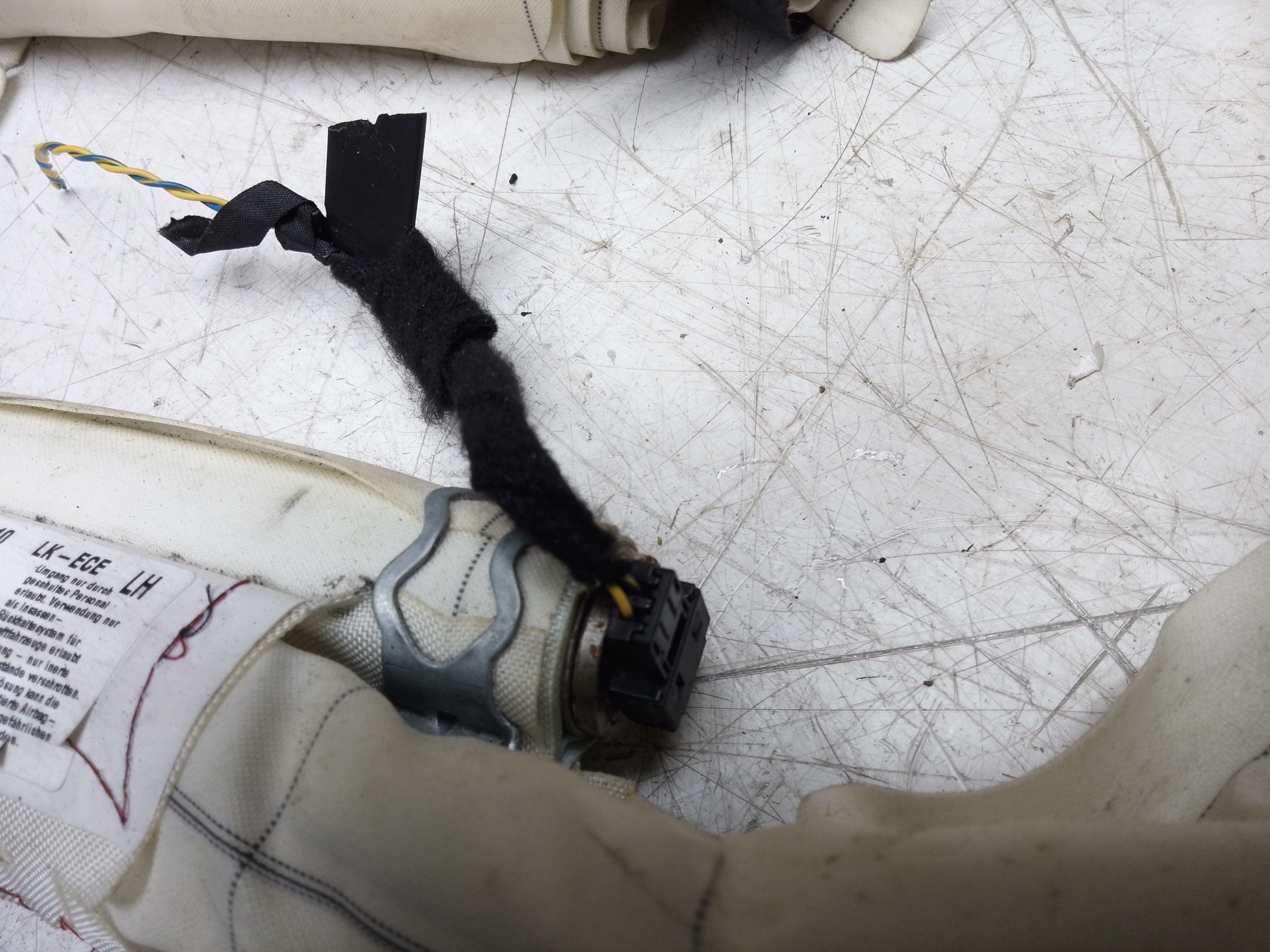 BMW 1 Series F20 2010–2019 Left (Passenger) Roof Curtain Airbag (7221045-10)