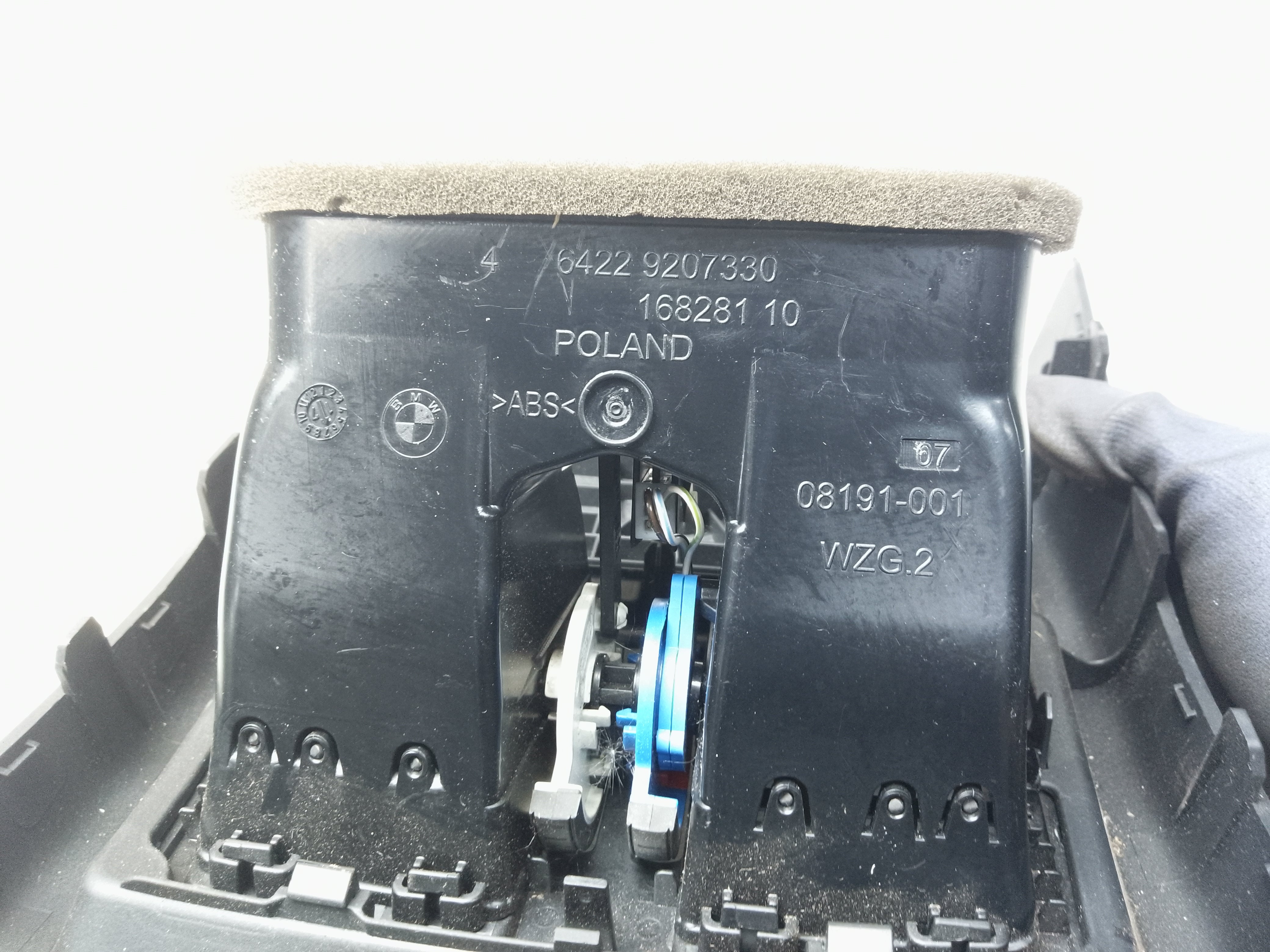 BMW 4 Series F32 2014 Rear Centre Console Air Vent Grill (9207330)