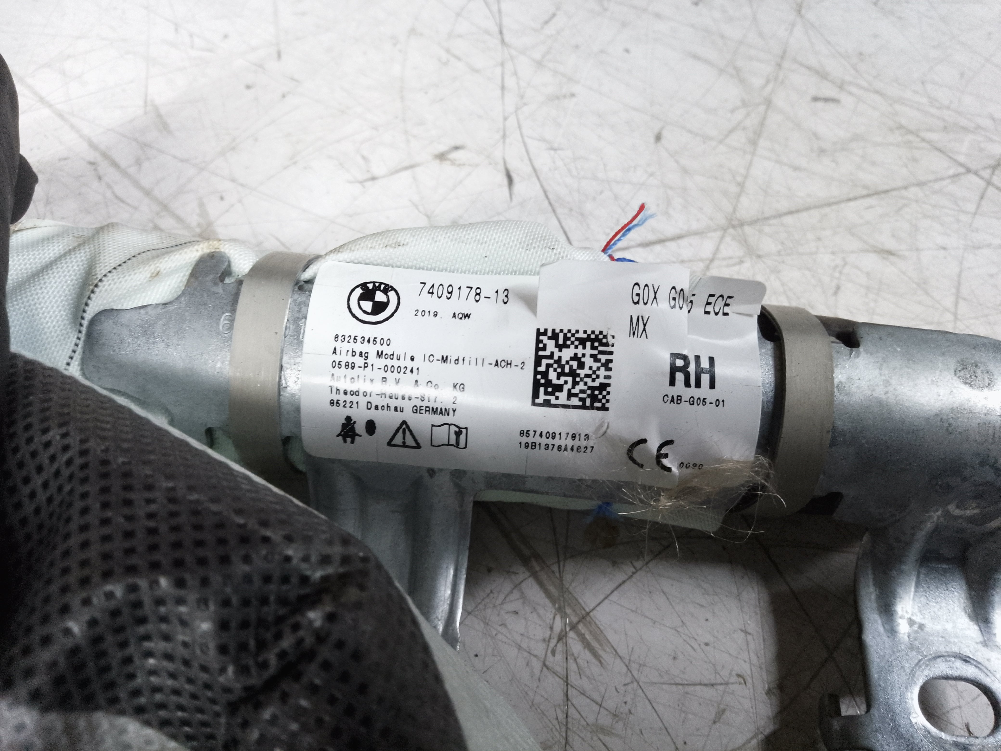 BMW X5 G05 2020 Right Side Roof Safety Curtain Airbag (7409178)