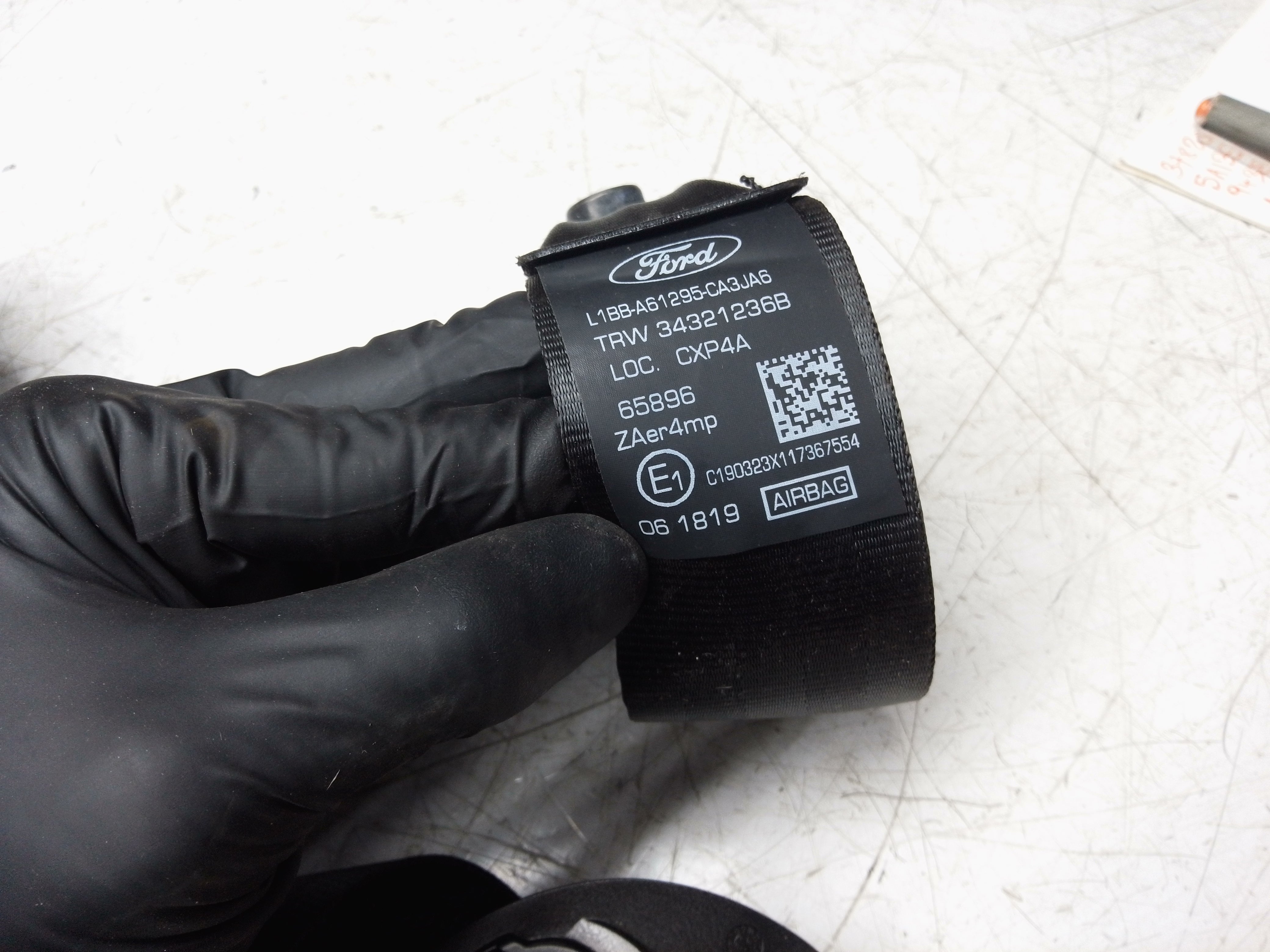 Ford Fiesta 2017–21 Front Left Side Seat Belt with Pretensioner (L1BB-A61295-CA3JA6)