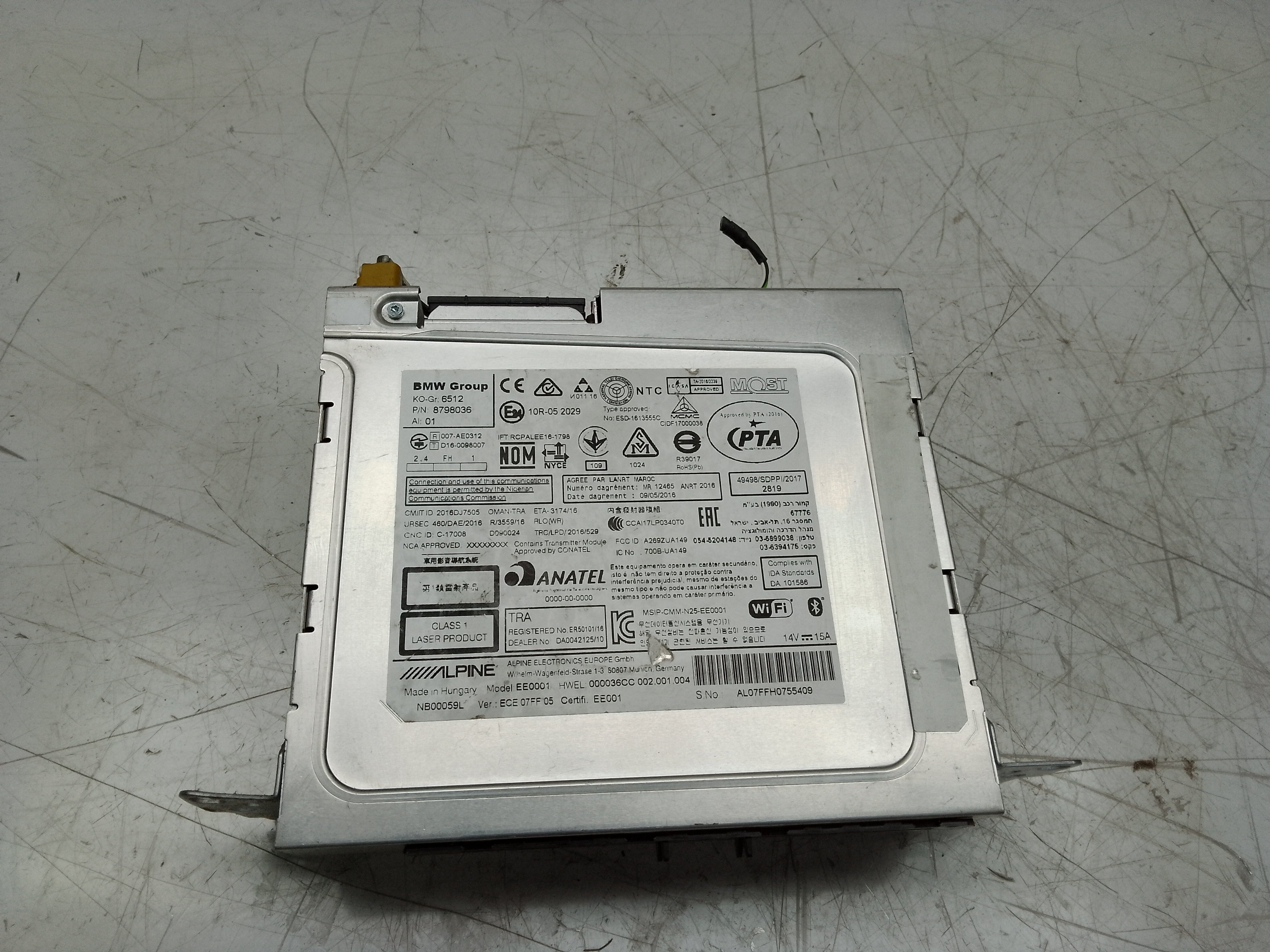 BMW 1, 2, 3, 4 Series F20 F22 F30 F32 Radio CD Multimedia Sat Nav Head Unit (8798036)