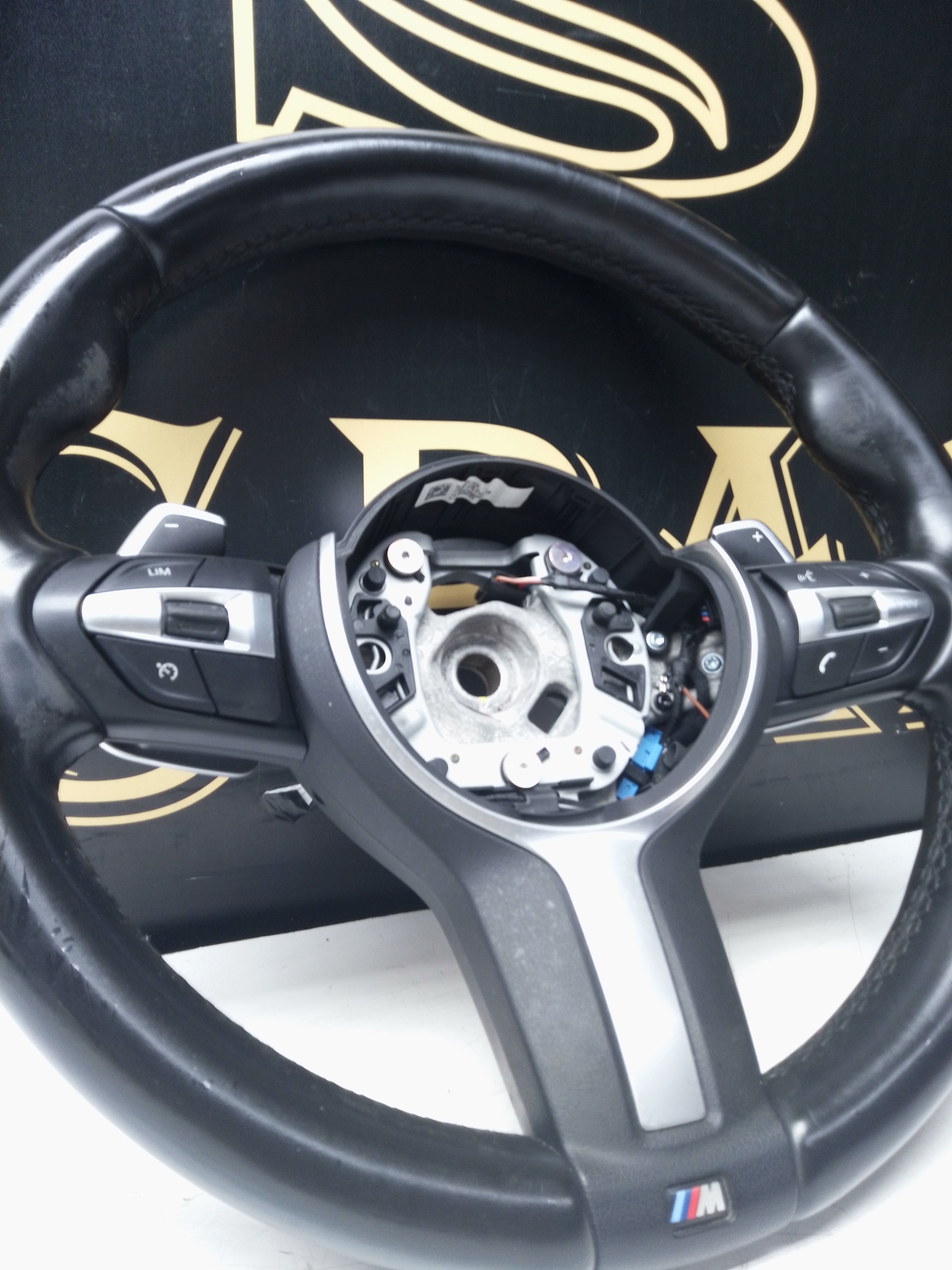 BMW 5 Series/6 Series/X5 M Sport Paddle Shift Leather Steering Wheel – 2013–2019