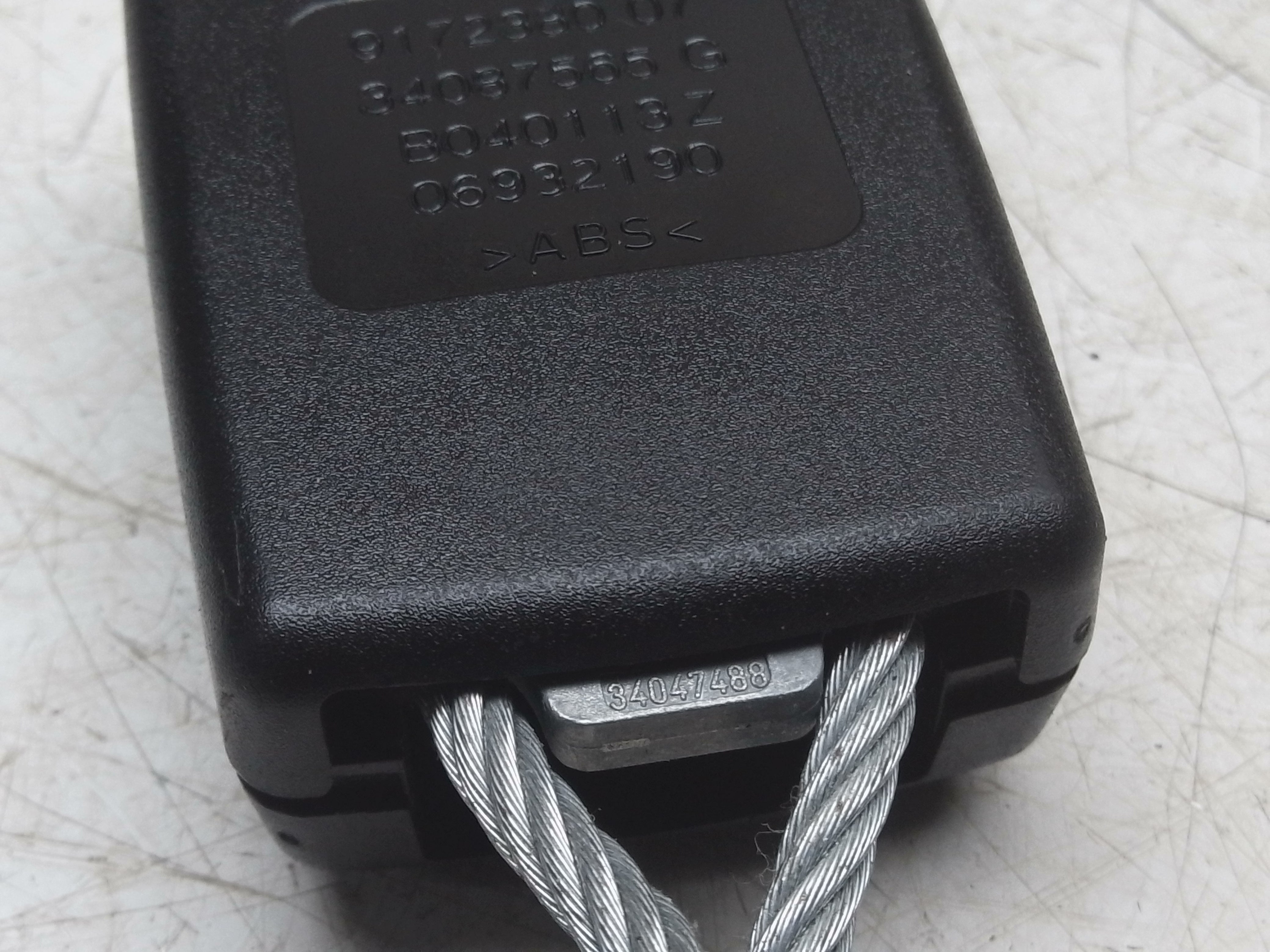 BMW 5 Series 2012 F10 535i Rear Right Seat Seatbelt Safety Belt Buckle (917238007)