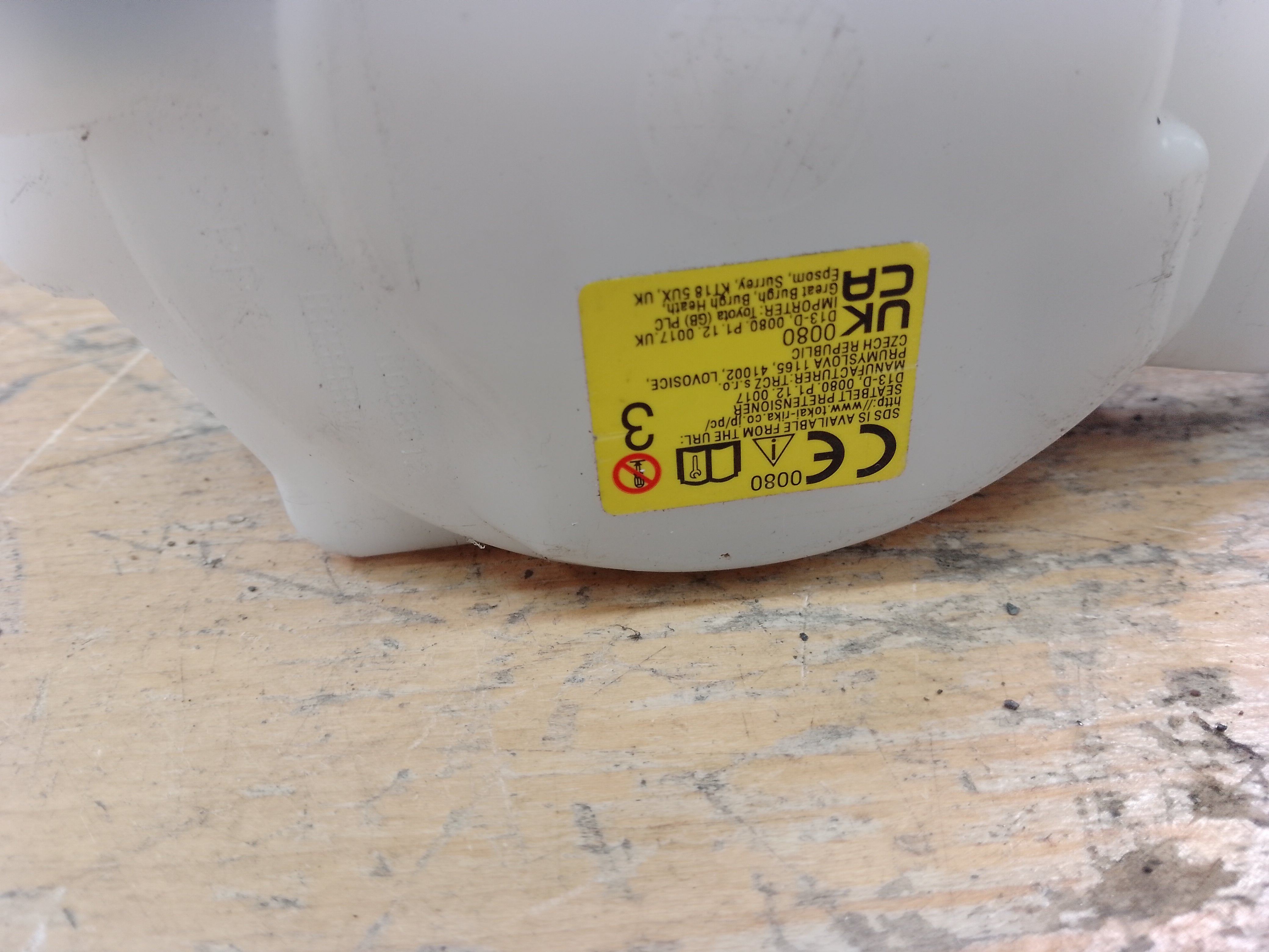 Toyota Corolla 2018-2022 Passenger Left Front Seat Belt (7P4200-P) (7P4200P)