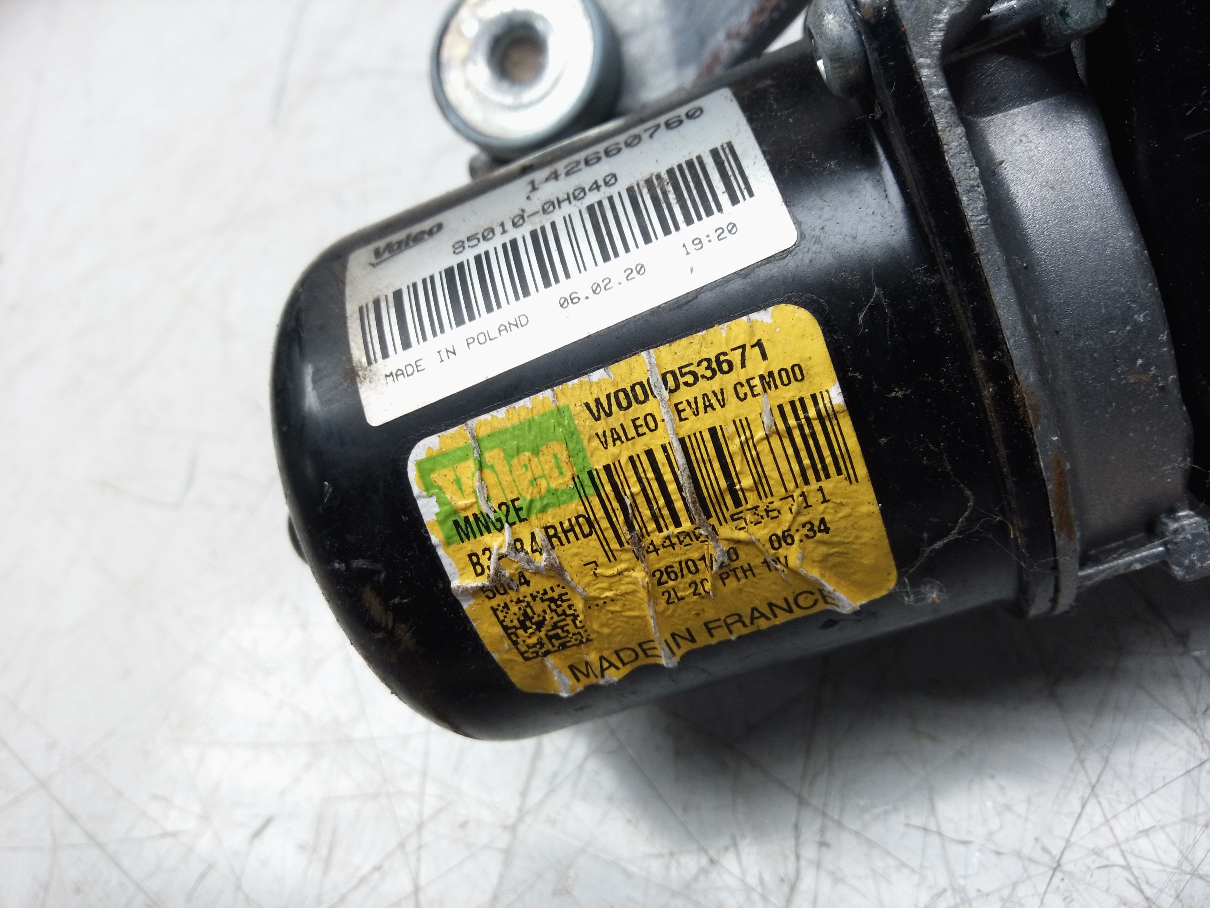 Toyota Aygo 2016 Wiper Linkage With Motor (85010-0H040)