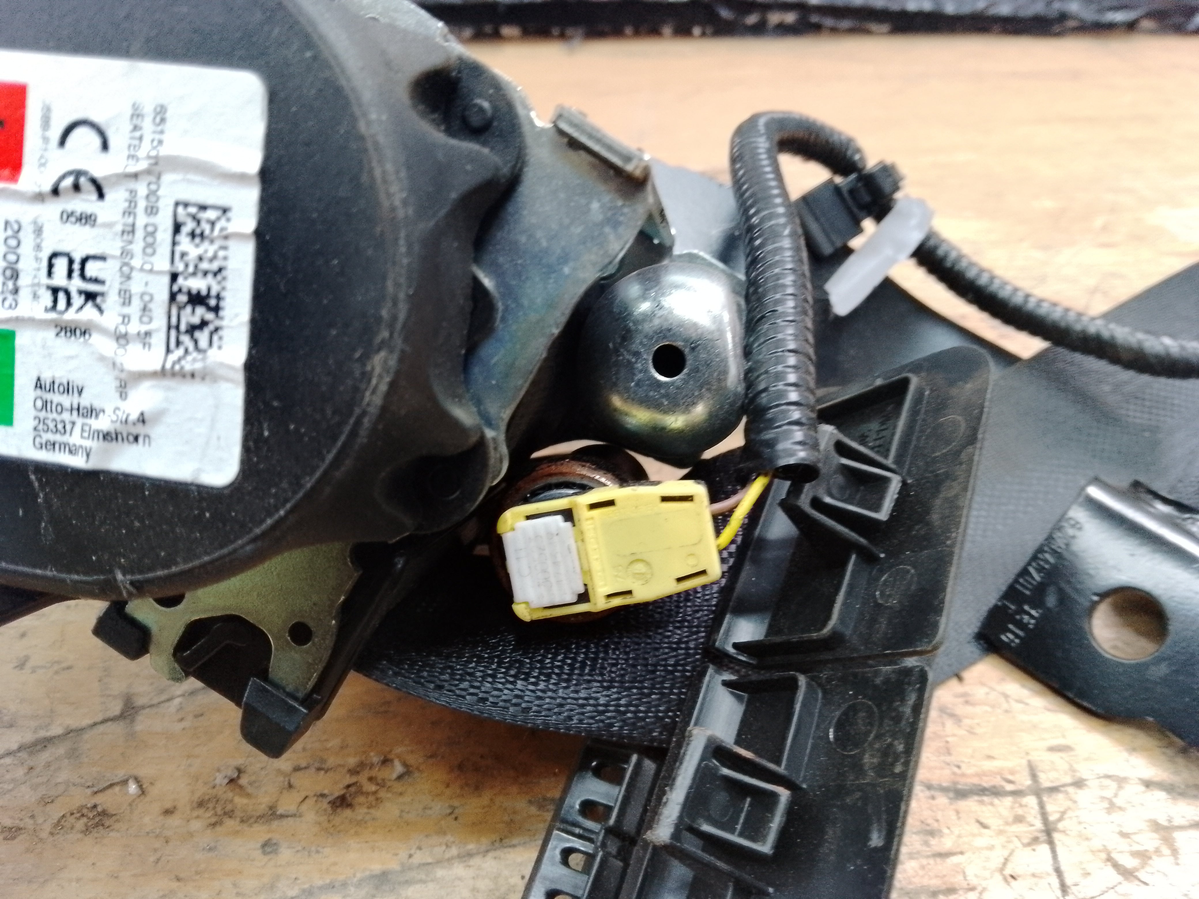 Nissan Juke 2023 F16 Rear Right Seatbelt (88884-6PA0B) (888846PA0B) (0719108)