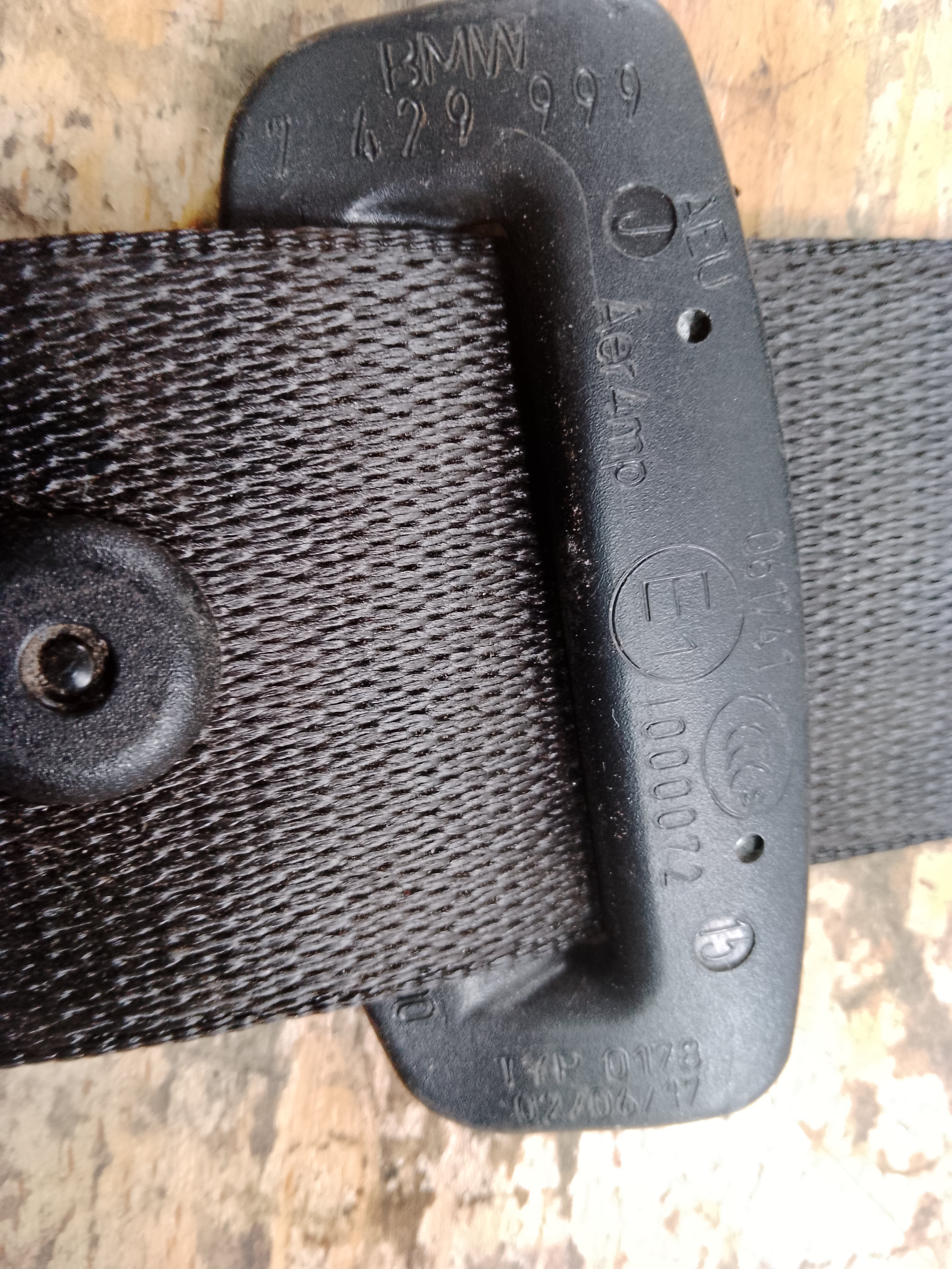 BMW 5 Series G30 2017 Rear Left or Right Seat Belt (639708700B)