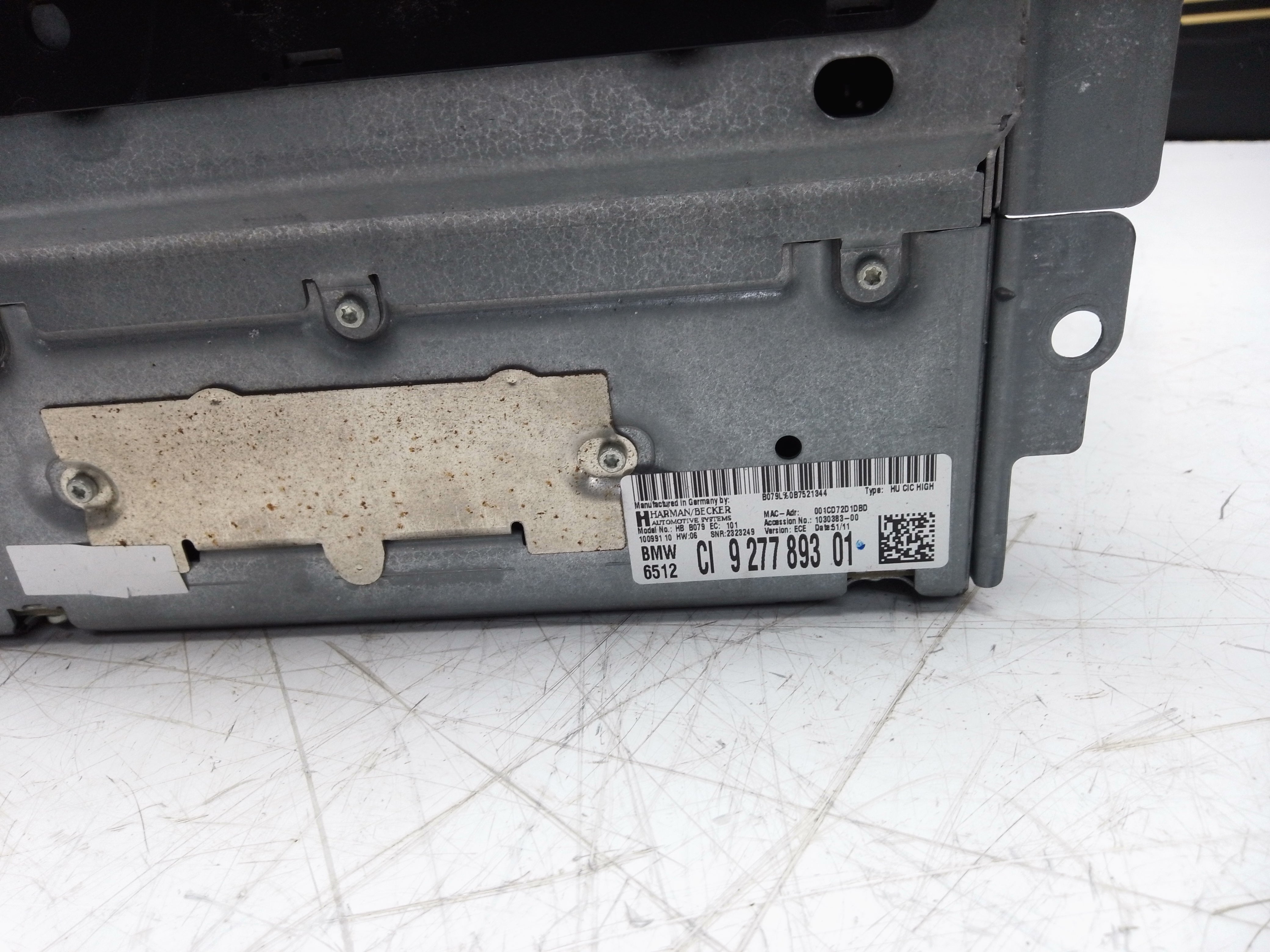 BMW 3 Series 2012 Multimedia Unit Set (9252004) (9267955) (927789301)