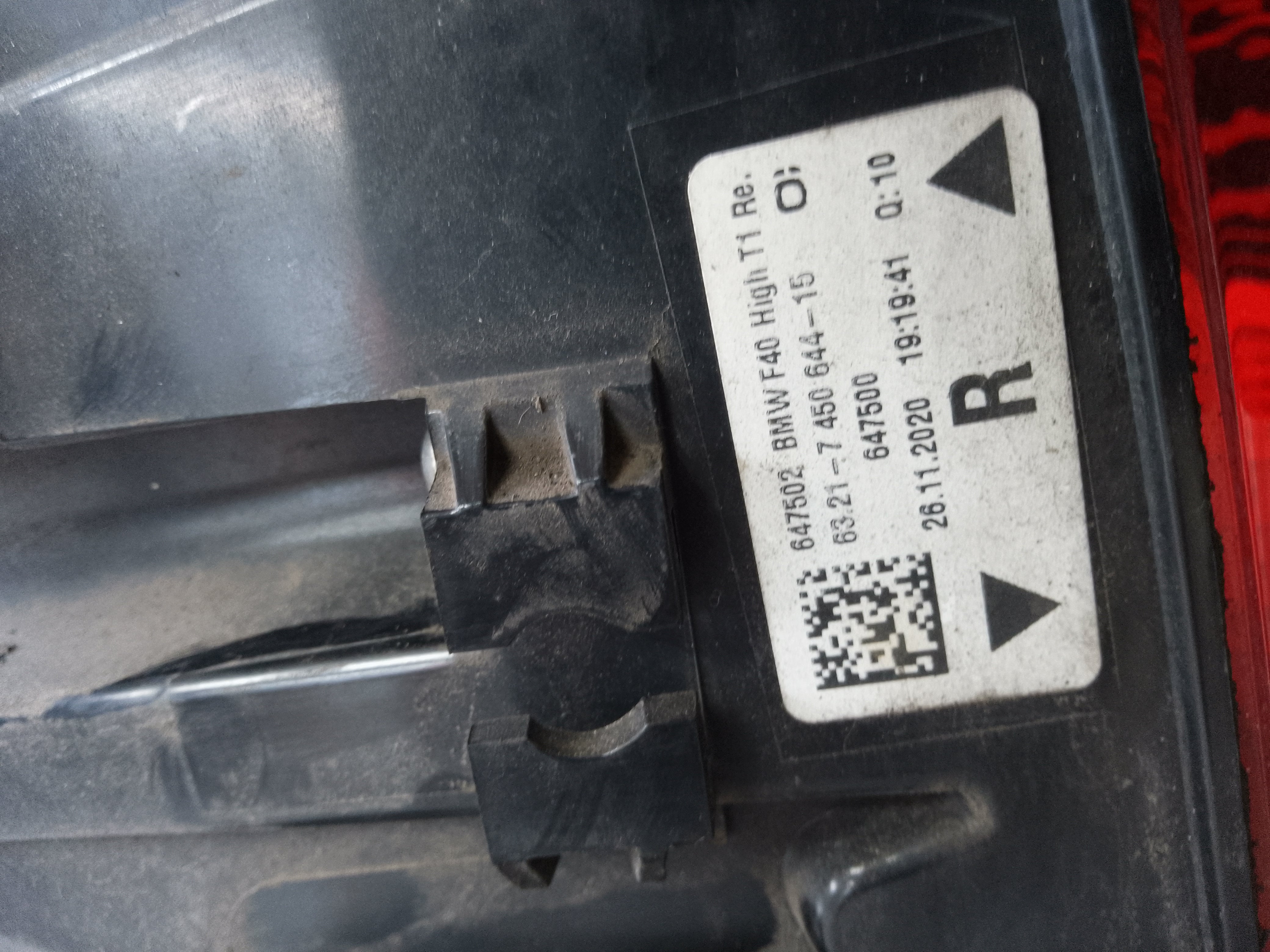 BMW 1 Series F40 2020 Rear Right Driver’s O/S Tail Light 7450644) (647502)