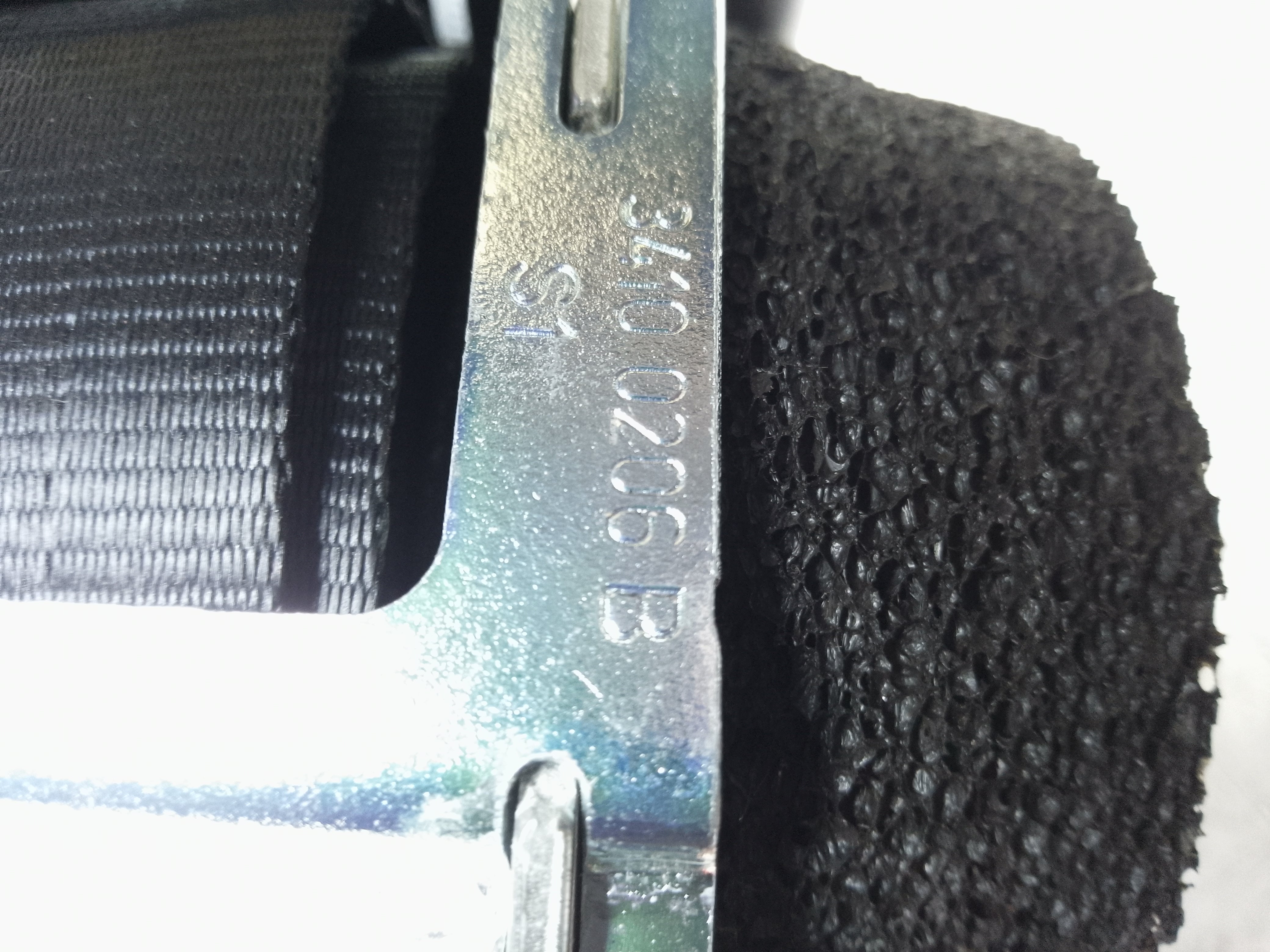 Ford Fiesta 2017–21 Rear Right (OSR) Seat Belt with Pretensioner (H1BB-A611B68-AF)