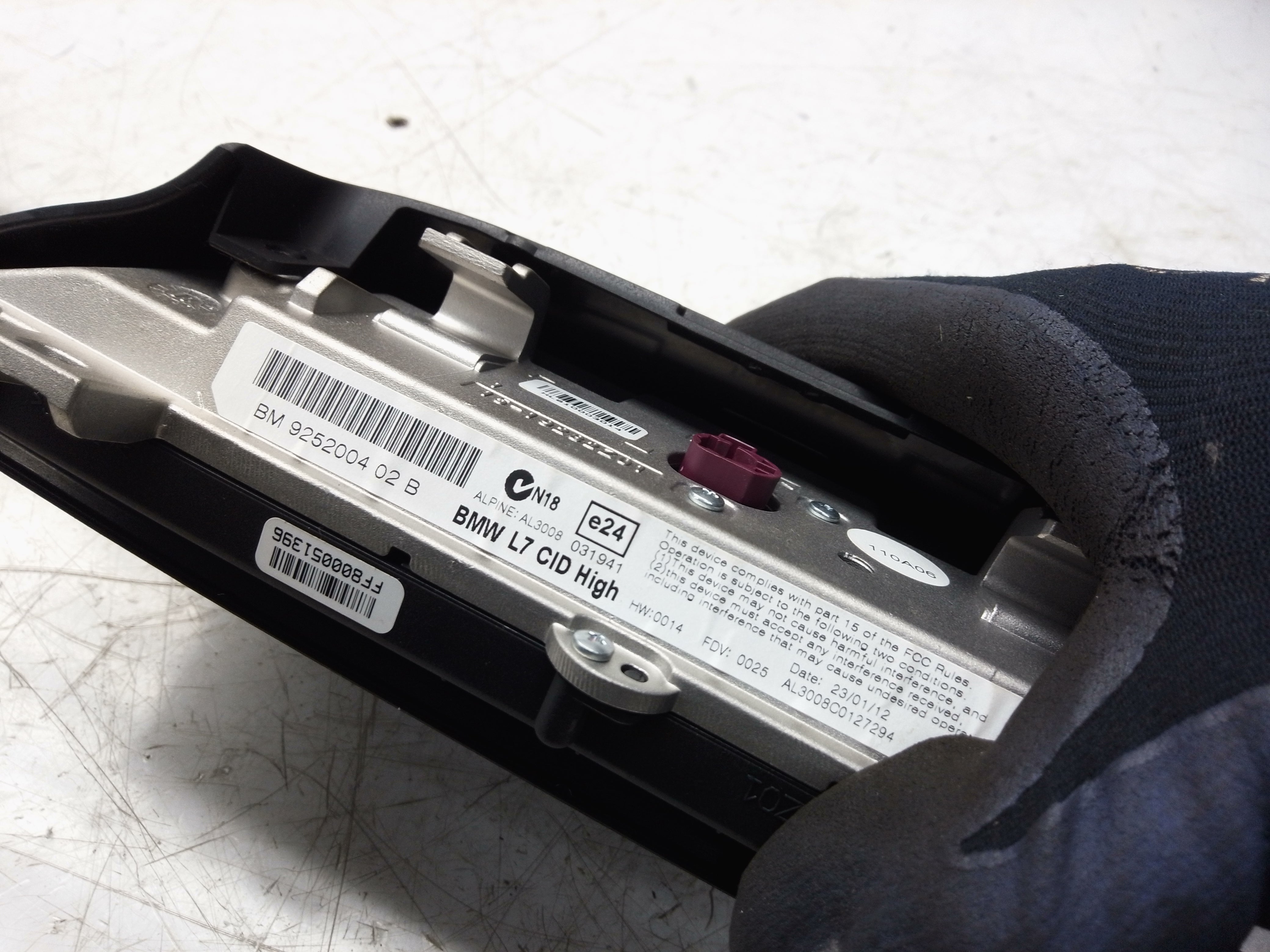 BMW 3 Series 2012 Multimedia Unit Set (9252004) (9267955) (927789301)