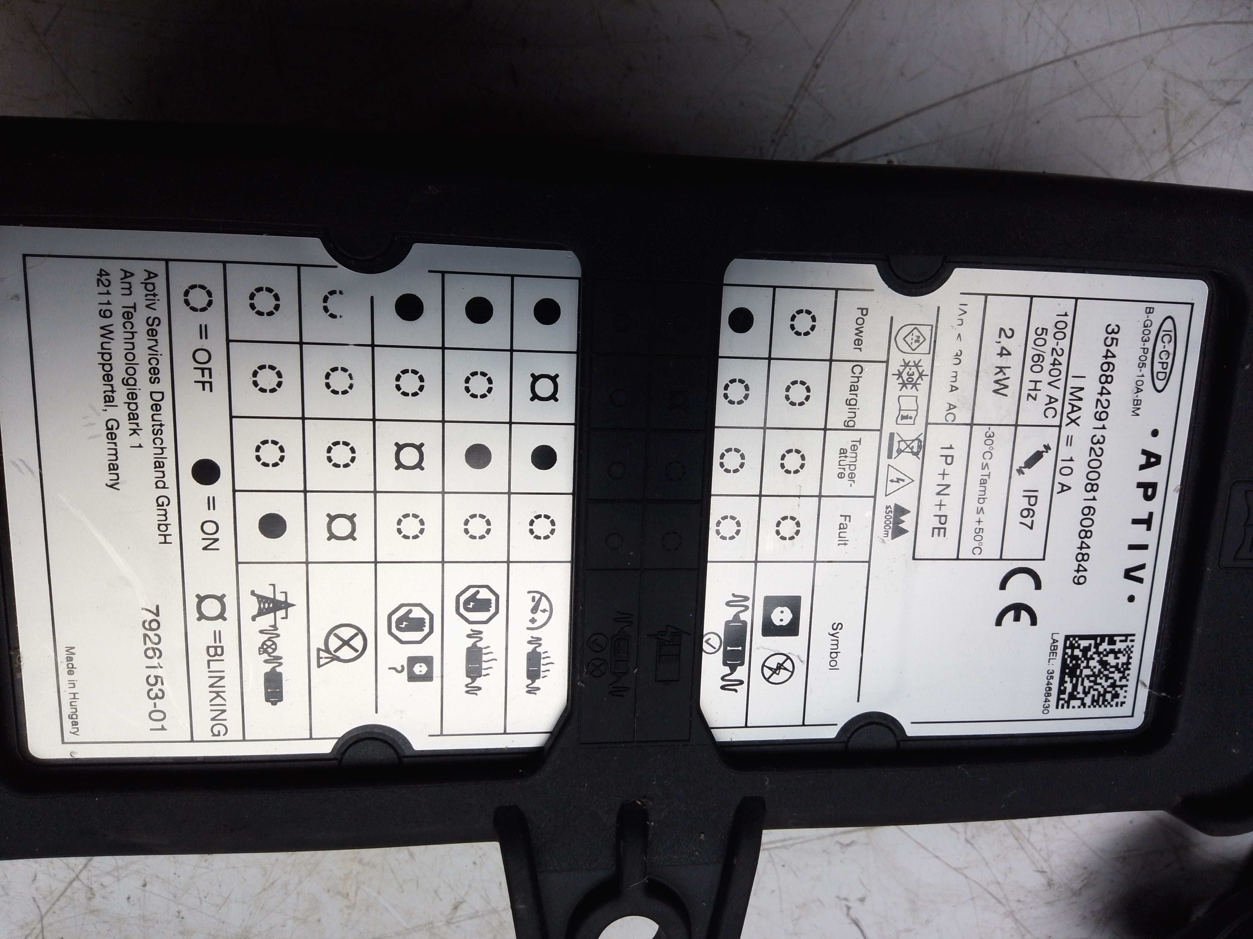 BMW EV / PHEV Type 2 Charging Cable X2 X3 30e X5 45e 330e 745Le (7926153-01)