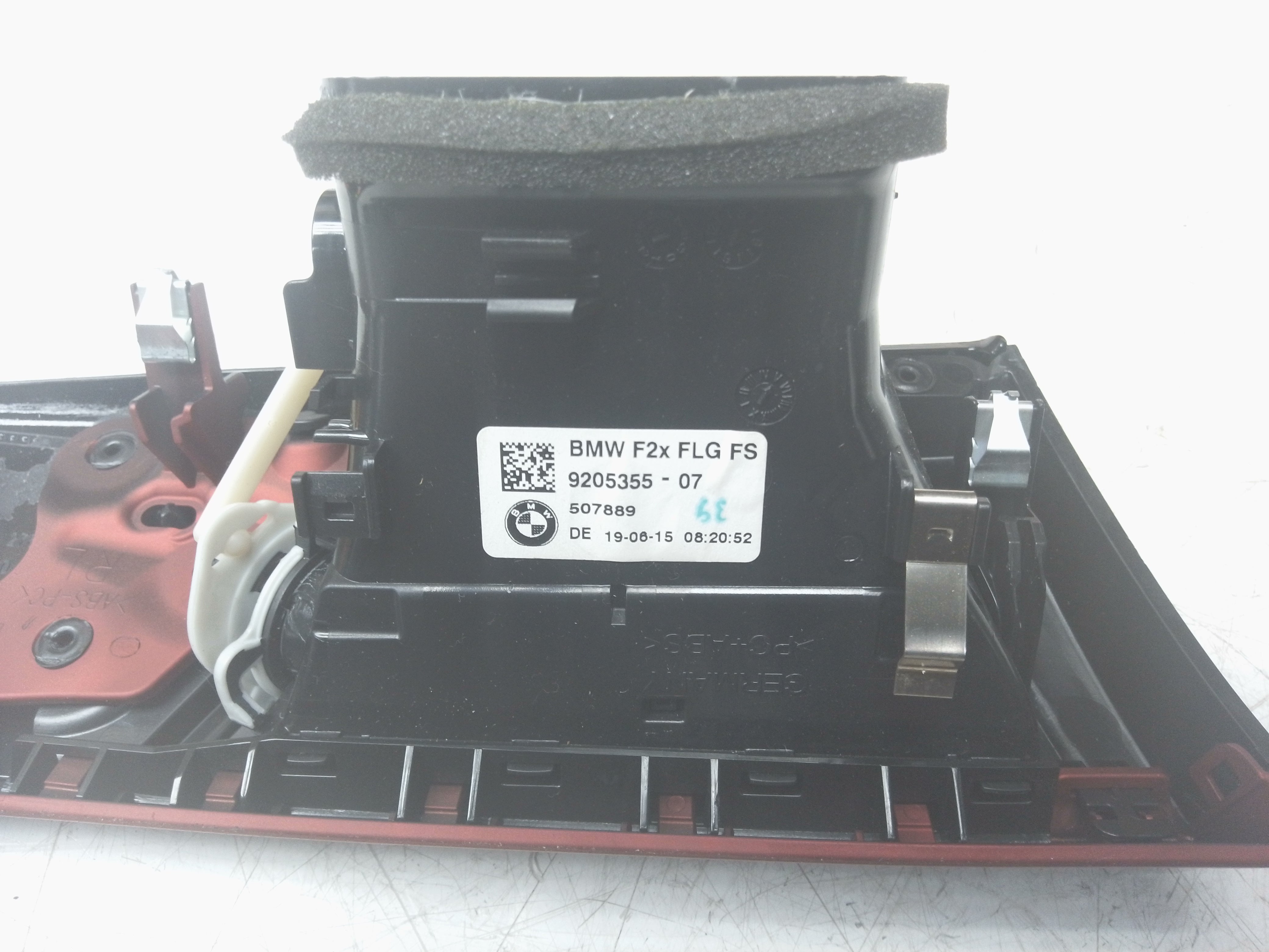 BMW 1 Series F21 2013 Air Vent Trim Dashboard Left Side (9205355)