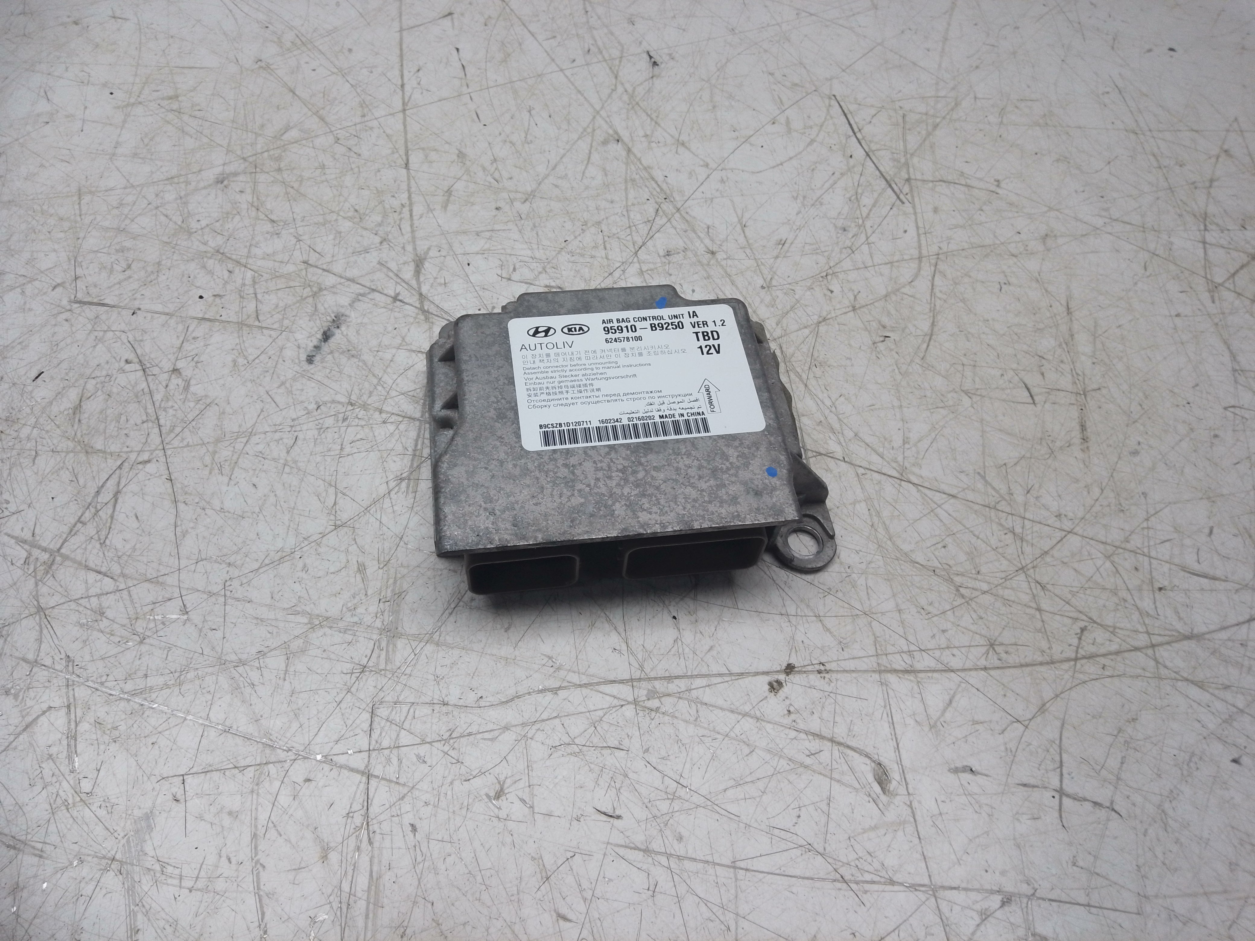 Hyundai i10 2015 SRS Airbag Control Module (95910-B9250) (624578100)
