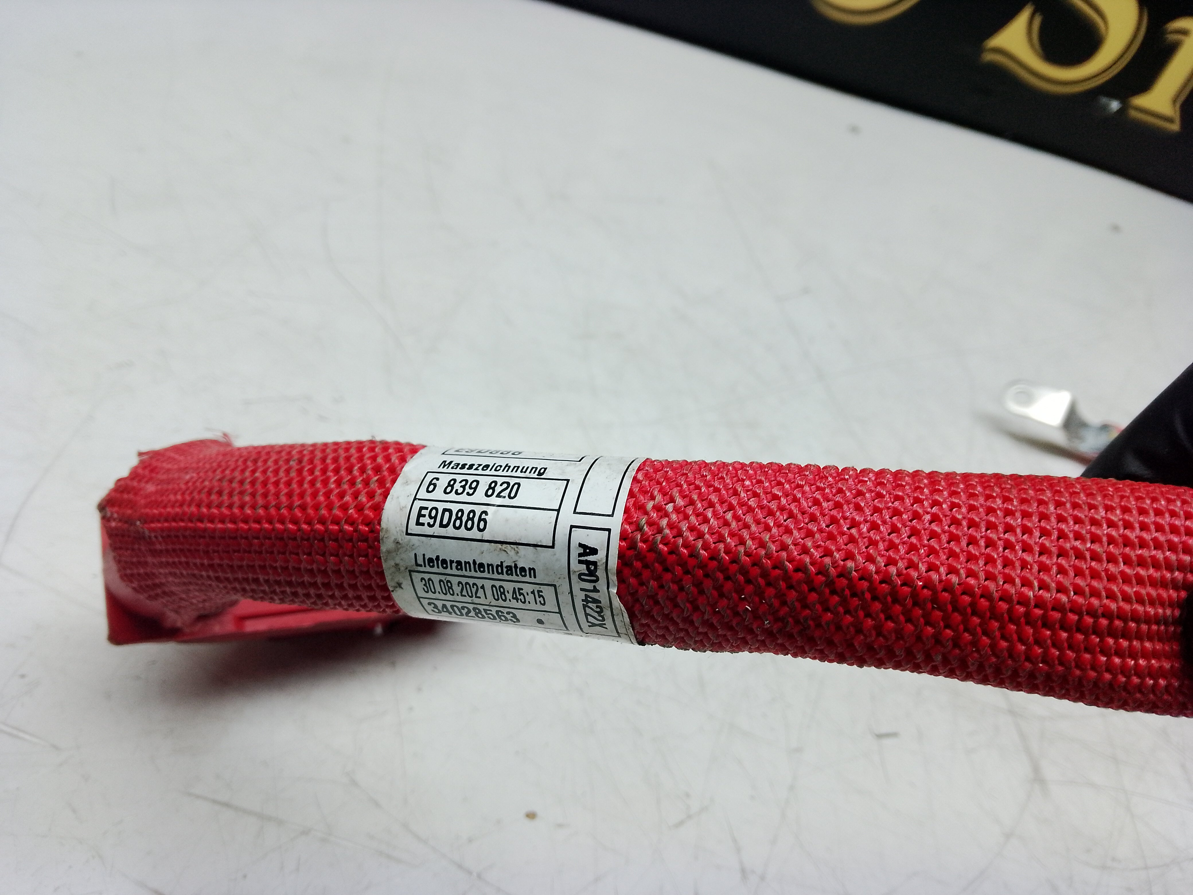 BMW X3 G01 2021 Positive battery cable (6839820)