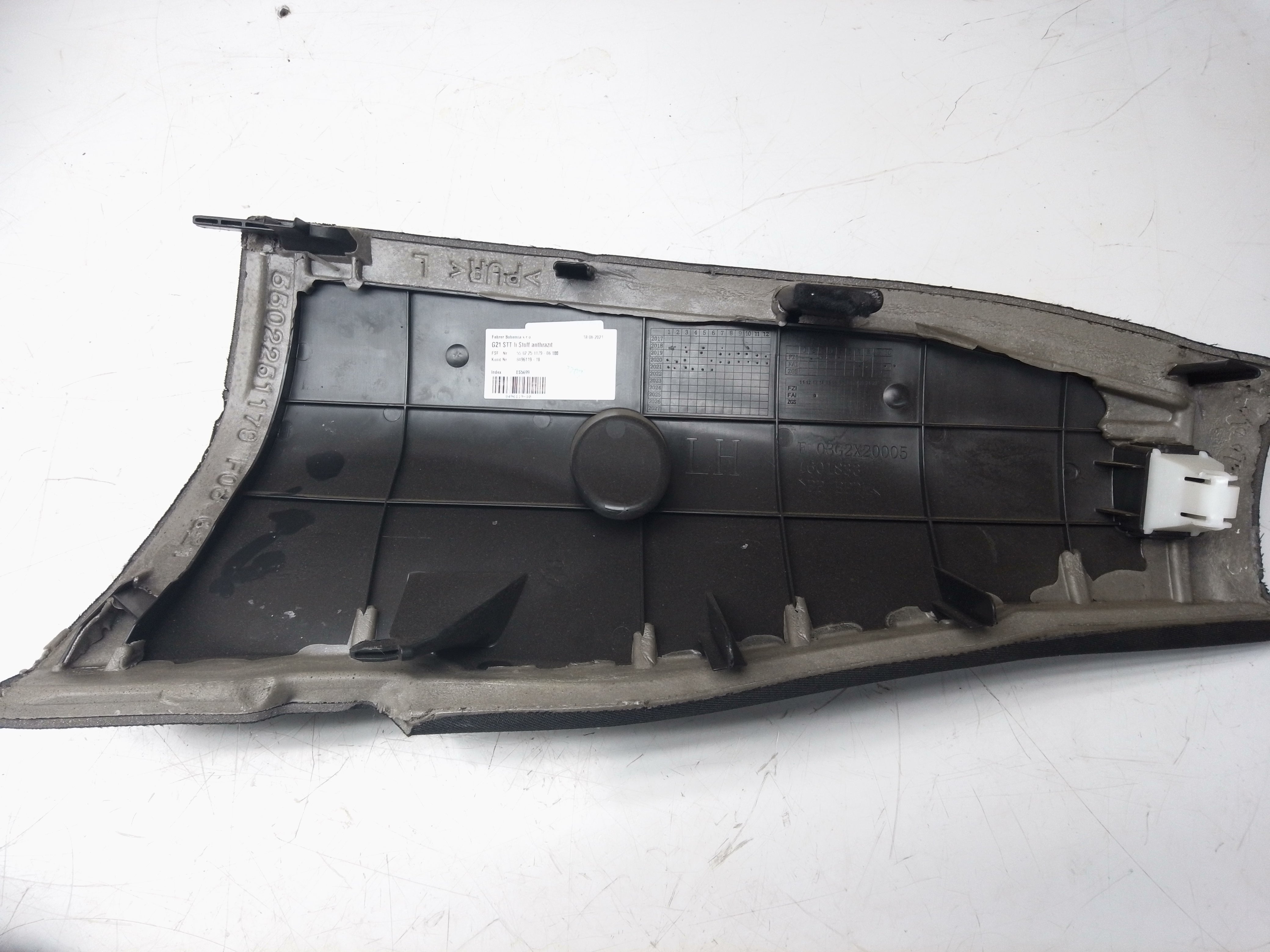 BMW 3 Series 2018–2024 Seat Finisher Cloth (8496120-10)