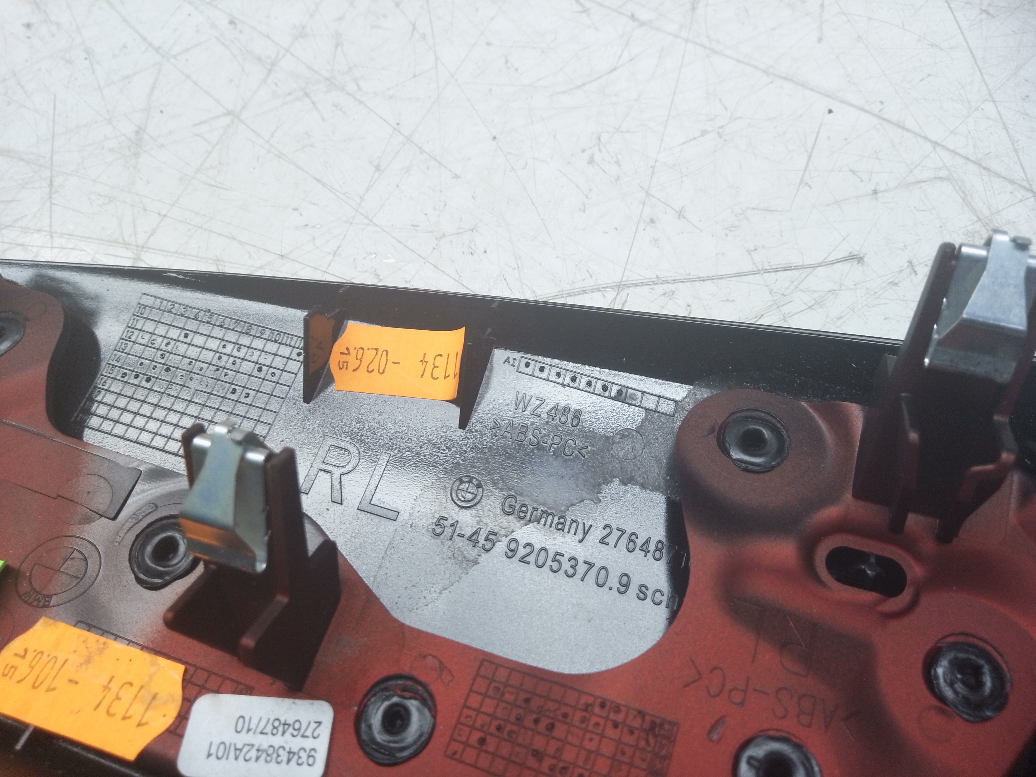 BMW 1 Series F21 2013 Air Vent Trim Dashboard Left Side (9205355)